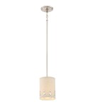 Lampy wiszące - Quoizel Park Avenue Wisząca E27 1xMAX 60W Nikiel QZS-LWS3233C1 - produkt 1