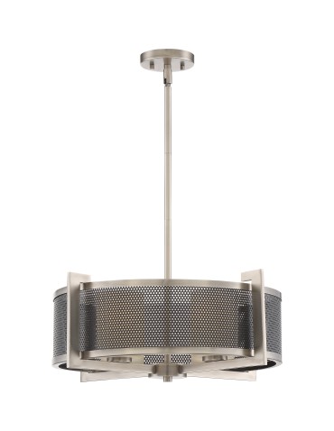 Quoizel Metropolis Wisząca E27 4xMAX 60W Czarny/Nikiel QZS-MTP2823AN