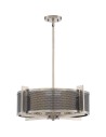 Quoizel Metropolis Wisząca E27 4xMAX 60W Czarny/Nikiel QZS-MTP2823AN
