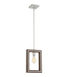 Lampy wiszące - Quoizel Westerly Wisząca E27 1xMAX 60W Nikiel QZS-WTY1510BN - product 1