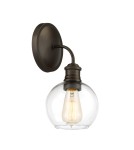 Kinkiety klasyczne - Quoizel Soho Kinkiet E27 1xMAX 60W Brązowy QZS-LWS3235C1 - product 1