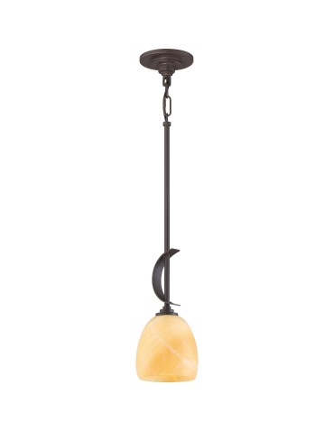 Quoizel Salzburg Wisząca E27 1xMAX 60W Brązowy QZS-TST2520C