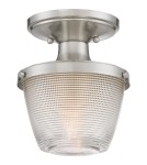 Plafony hermetyczne - Quoizel Dublin Plafon E27 1xMAX 60W IP44 Nikiel QZS-DBN1707BN - product 1