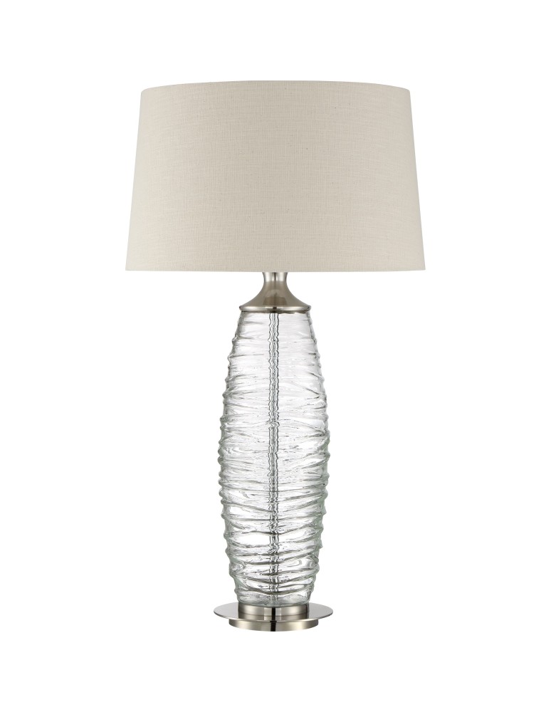 Lampy stołowe klasyczne - Quoizel Arctic Lampa stołowa E27 1xMAX 60W Nikiel QZS-Q2596TBN - product kolory-swiatla.pl 2