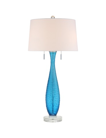 Quoizel Ocean Blue Lampa stołowa E27 2xMAX 60W Niebieski QZS-Q2314T