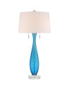 Quoizel Ocean Blue Lampa stołowa E27 2xMAX 60W Niebieski QZS-Q2314T