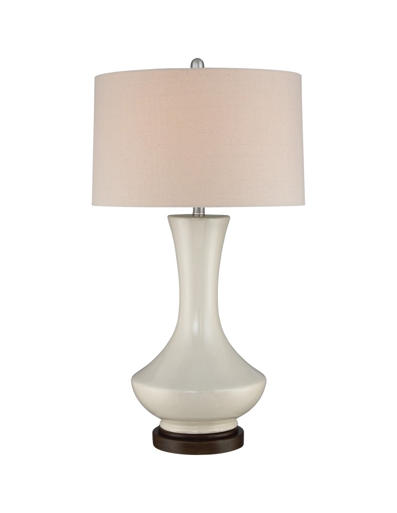 Lampy stołowe klasyczne - Quoizel Ivory Lampa stołowa E27 1xMAX 60W Kość słoniowa QZS-Q2609T - produkt kolory-swiatla.pl 1