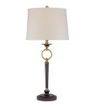 Lampy stołowe klasyczne - Quoizel Bronze Lampa stołowa E27 1xMAX 60W Brązowy QZS-Q2127TWT - product 1