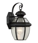 Kinkiety zewnętrzne - Quoizel Newberry Kinkiet Zewnętrzna E27 1xMAX 60W Czarny QZS-NY8407K - product 1