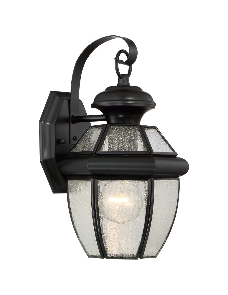 Kinkiety zewnętrzne - Quoizel Newberry Kinkiet Zewnętrzna E27 1xMAX 60W Czarny QZS-NY8407K - produkt kolory-swiatla.pl 1
