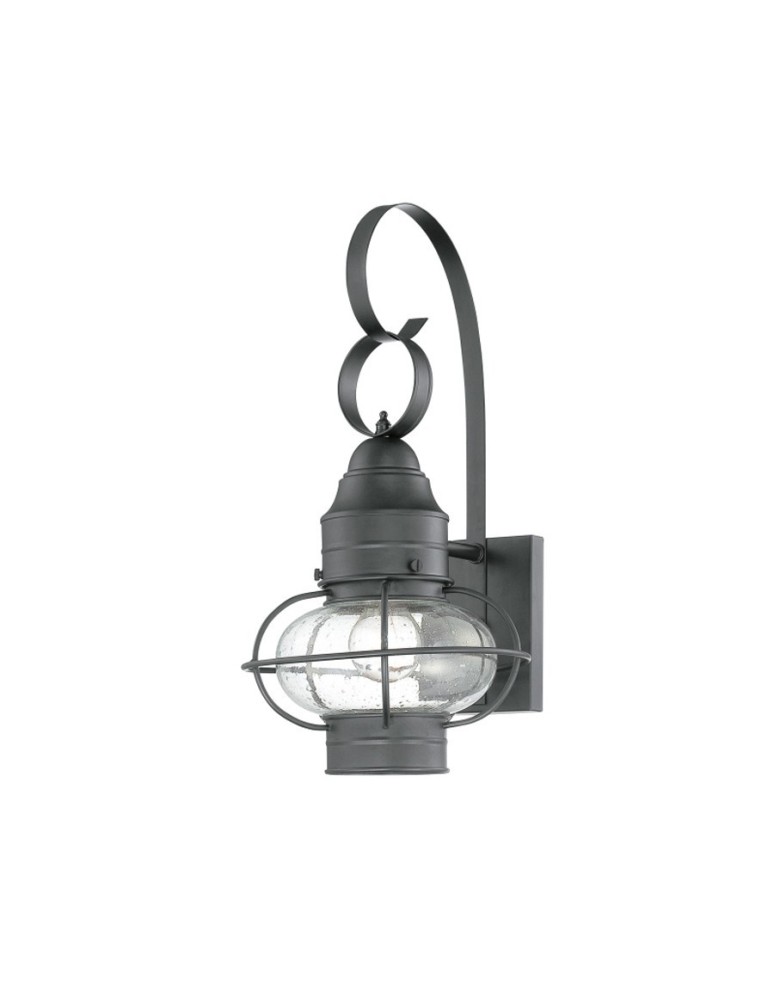 Kinkiety zewnętrzne - Quoizel Trevett Kinkiet Zewnętrzna E27 1xMAX 60W Czarny QZS-LWS20325A1 - produkt kolory-swiatla.pl 1