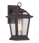 Kinkiety zewnętrzne - Quoizel Ridge Kinkiet Zewnętrzna E27 1xMAX 60W Brązowy QZS-RGE8407WT - product 1