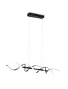 TRIO SEQUENCE Wisząca LED 1x45W 2300-4000K 5600lm Ściemnialna srebrny/czarny 341810205
