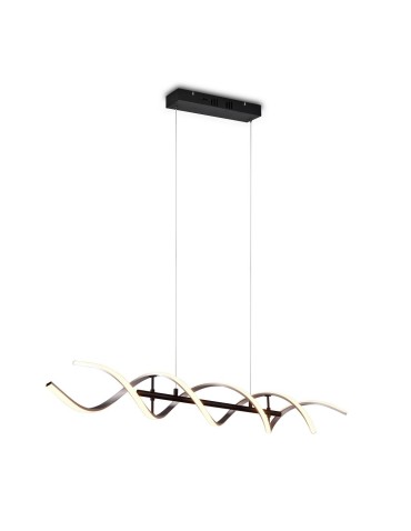 TRIO SEQUENCE Wisząca LED 1x45W 2300-4000K 5600lm Ściemnialna srebrny/czarny 341810205 - produkt 2