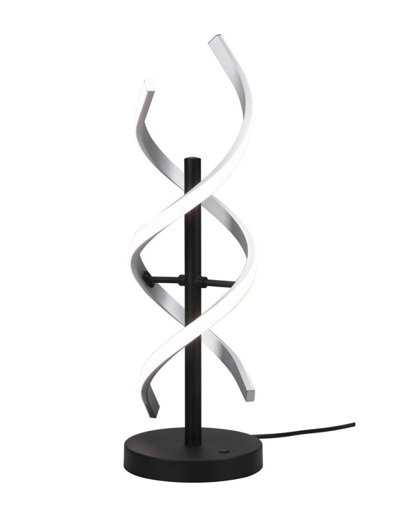 Lampy stołowe LED - TRIO SEQUENCE Stołowa LED 1x20W 2300-4000K 2600lm Ściemnialna srebrny/czarny 541810205 - produkt kolory-swiatla.pl 1