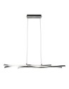 TRIO BLAZE Wisząca LED 1x35W 2300-4000K 4300lm Ściemnialna srebrny/czarny 341210305