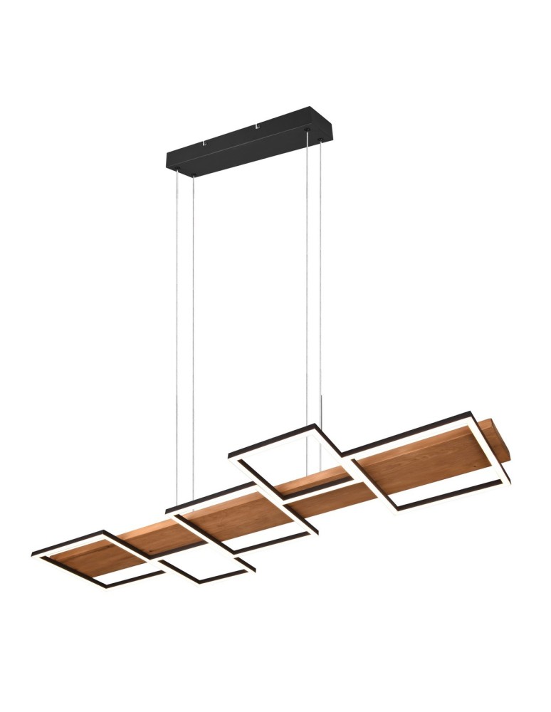 Lampy wiszące LED - TRIO HARPER Wisząca LED 1x42W 3000K 5700lm Ściemnialna czarny 322910532 - produkt kolory-swiatla.pl 1