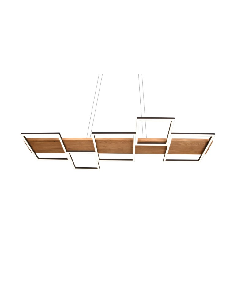 TRIO HARPER Wisząca LED 1x42W 3000K 5700lm Ściemnialna czarny 322910532