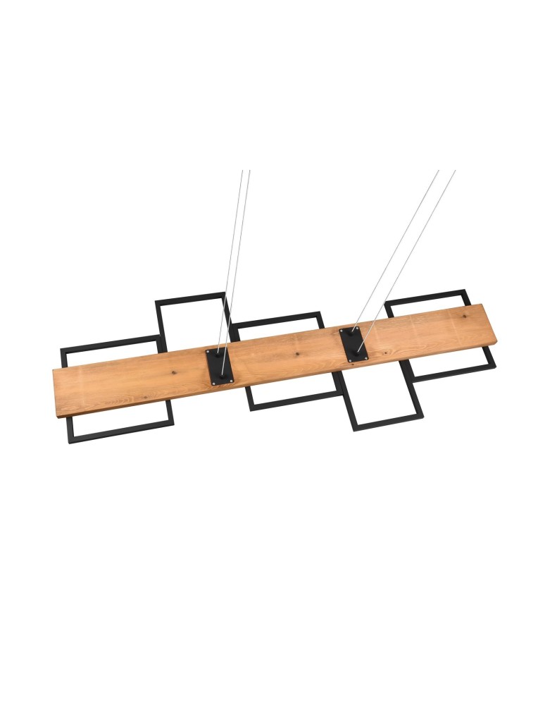 TRIO HARPER Wisząca LED 1x42W 3000K 5700lm Ściemnialna czarny 322910532