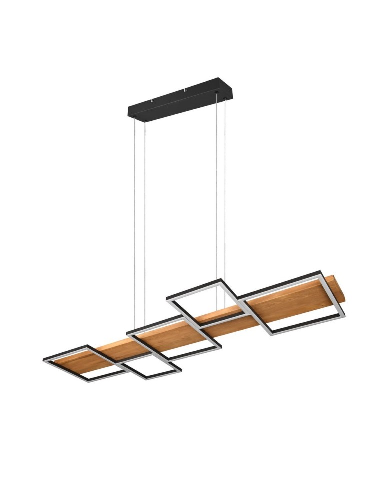 TRIO HARPER Wisząca LED 1x42W 3000K 5700lm Ściemnialna czarny 322910532