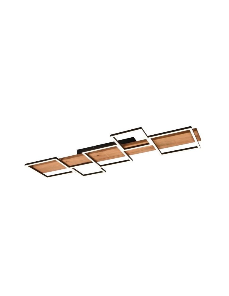 Lampy sufitowe nowoczesne - TRIO HARPER Sufitowa LED 1x42W 3000K 5700lm Ściemnialna czarny 622910532 - produkt kolory-swiatla.pl 1