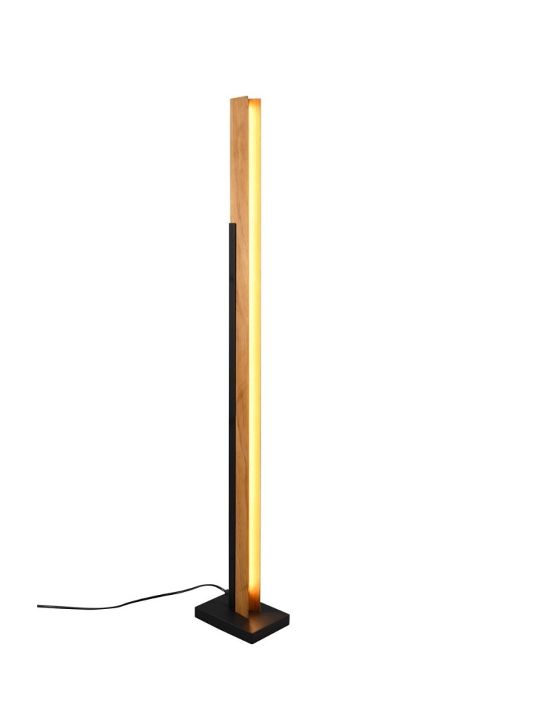 Lampy podłogowe LED - TRIO KERALA Podłogowa LED 1x16W 3000K 1950lm Ściemnialna czarny 441610132 - produkt kolory-swiatla.pl 1