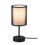 Lampy stołowe nowoczesne - TRIO BURTON Stołowa E14 1x28W czarny 511400132 - product 1