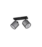 Reflektory sufitowe - TRIO BURTON Reflektor E14 2x28W Ściemnialna czarny 811400232 - product 3