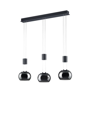 TRIO MADISON Wisząca LED 3x8W 3000K 900lm Ściemnialna czarny 342010332 - produkt 2