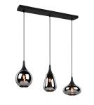 Lampy wiszące potrójne - TRIO LUMINA Wisząca E14 3x40W Ściemnialna czarny 317000332 - product 1