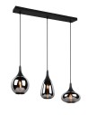 TRIO LUMINA Wisząca E14 3x40W Ściemnialna czarny 317000332