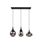 Lampy wiszące potrójne - TRIO LUMINA Wisząca E14 3x40W Ściemnialna czarny 317000332 - product 2