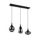 Lampy wiszące potrójne - TRIO LUMINA Wisząca E14 3x40W Ściemnialna czarny 317000332 - product 5