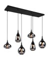 TRIO LUMINA Wisząca E14 6x40W Ściemnialna czarny 317000632