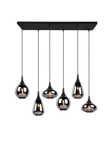 TRIO LUMINA Wisząca E14 6x40W Ściemnialna czarny 317000632 - produkt 2