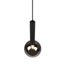 Lampy wiszące - TRIO CLAYTON Wisząca E27 1x28W Ściemnialna czarny 310300132 - produkt 3