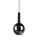 Lampy wiszące - TRIO CLAYTON Wisząca E27 1x28W Ściemnialna czarny 310300132 - produkt 5