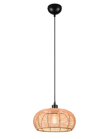 TRIO INGA Wisząca E27 1x40W Ściemnialna drewno 312200136