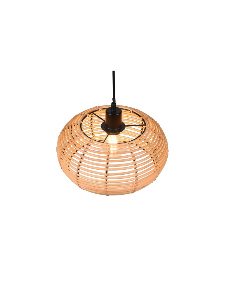 TRIO INGA Wisząca E27 1x40W Ściemnialna drewno 312200136