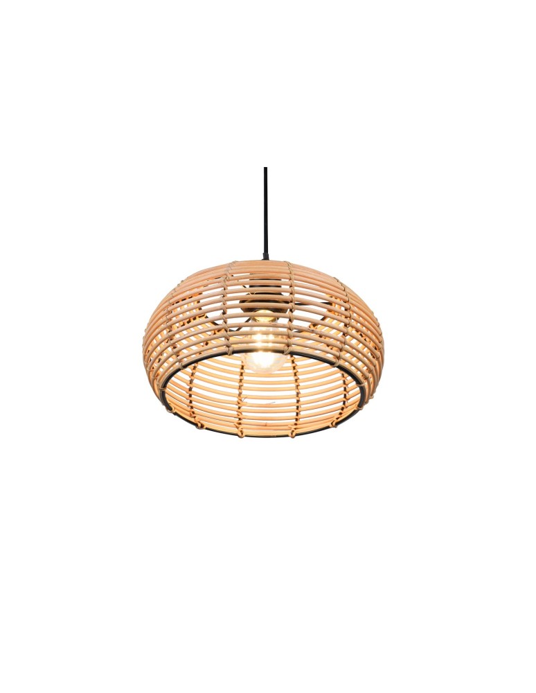 TRIO INGA Wisząca E27 1x40W Ściemnialna drewno 312200136