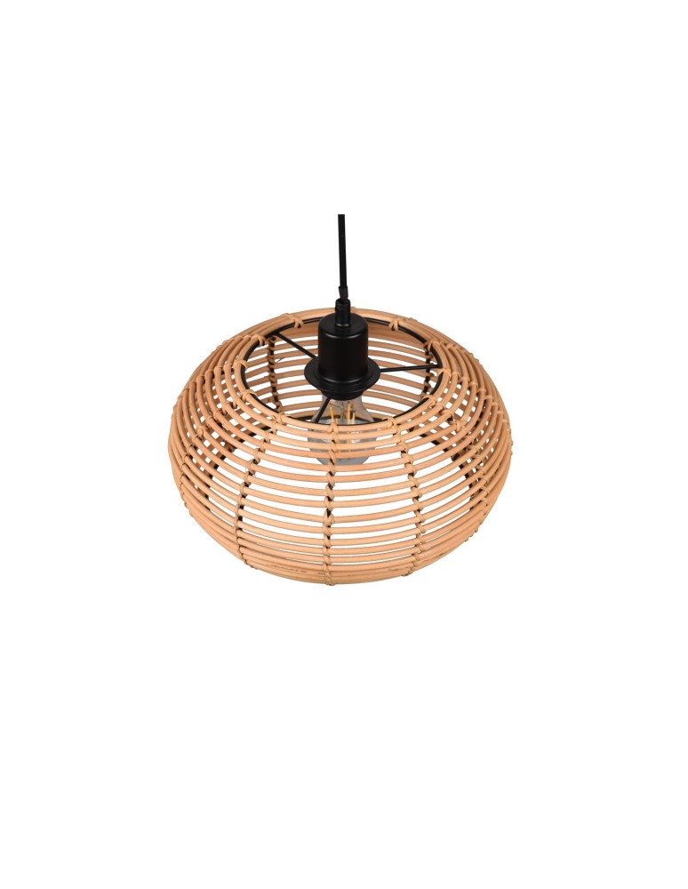 TRIO INGA Wisząca E27 1x40W Ściemnialna drewno 312200136