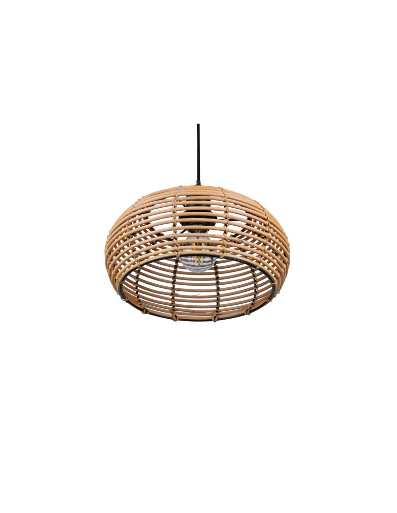 TRIO INGA Wisząca E27 1x40W Ściemnialna drewno 312200136
