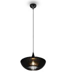 Lampy wiszące - TRIO COLINO Wisząca E27 1x40W Ściemnialna czarny 315900132 - produkt 1