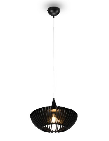 TRIO COLINO Wisząca E27 1x40W Ściemnialna czarny 315900132