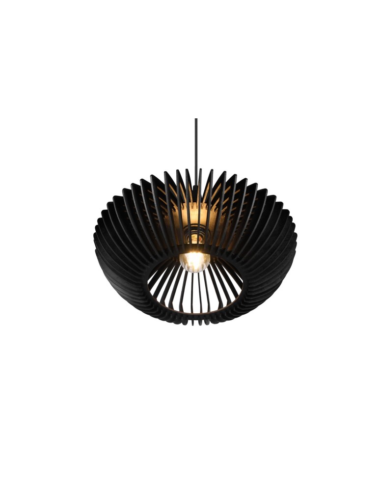 TRIO COLINO Wisząca E27 1x40W Ściemnialna czarny 315900132