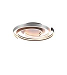 Lampy sufitowe nowoczesne - TRIO CAYA Sufitowa LED 1x58W 2300-4000K 6800lm Ściemnialna srebrny/czarny 641910205 - product 2