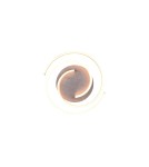 Lampy sufitowe nowoczesne - TRIO CAYA Sufitowa LED 1x58W 2300-4000K 6800lm Ściemnialna srebrny/czarny 641910205 - product 5