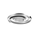 Lampy sufitowe nowoczesne - TRIO CAYA Sufitowa LED 1x58W 2300-4000K 6800lm Ściemnialna srebrny/czarny 641910205 - product 6