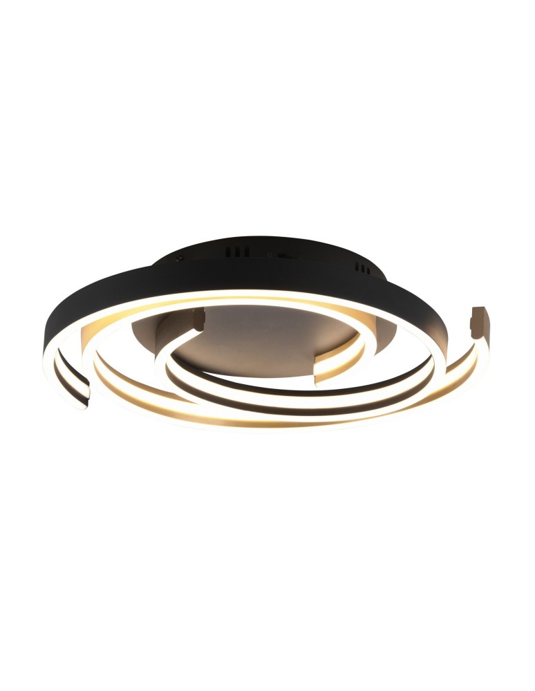Lampy sufitowe nowoczesne - TRIO CAYA Sufitowa LED 1x58W 2300-4000K 6800lm Ściemnialna złoty 641910208 - produkt kolory-swiatla.pl 1