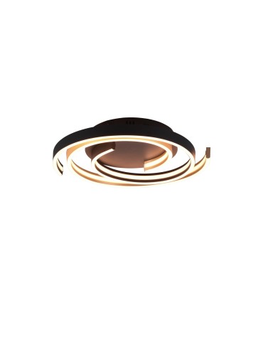 TRIO CAYA Sufitowa LED 1x58W 2300-4000K 6800lm Ściemnialna złoty 641910208 - produkt 2